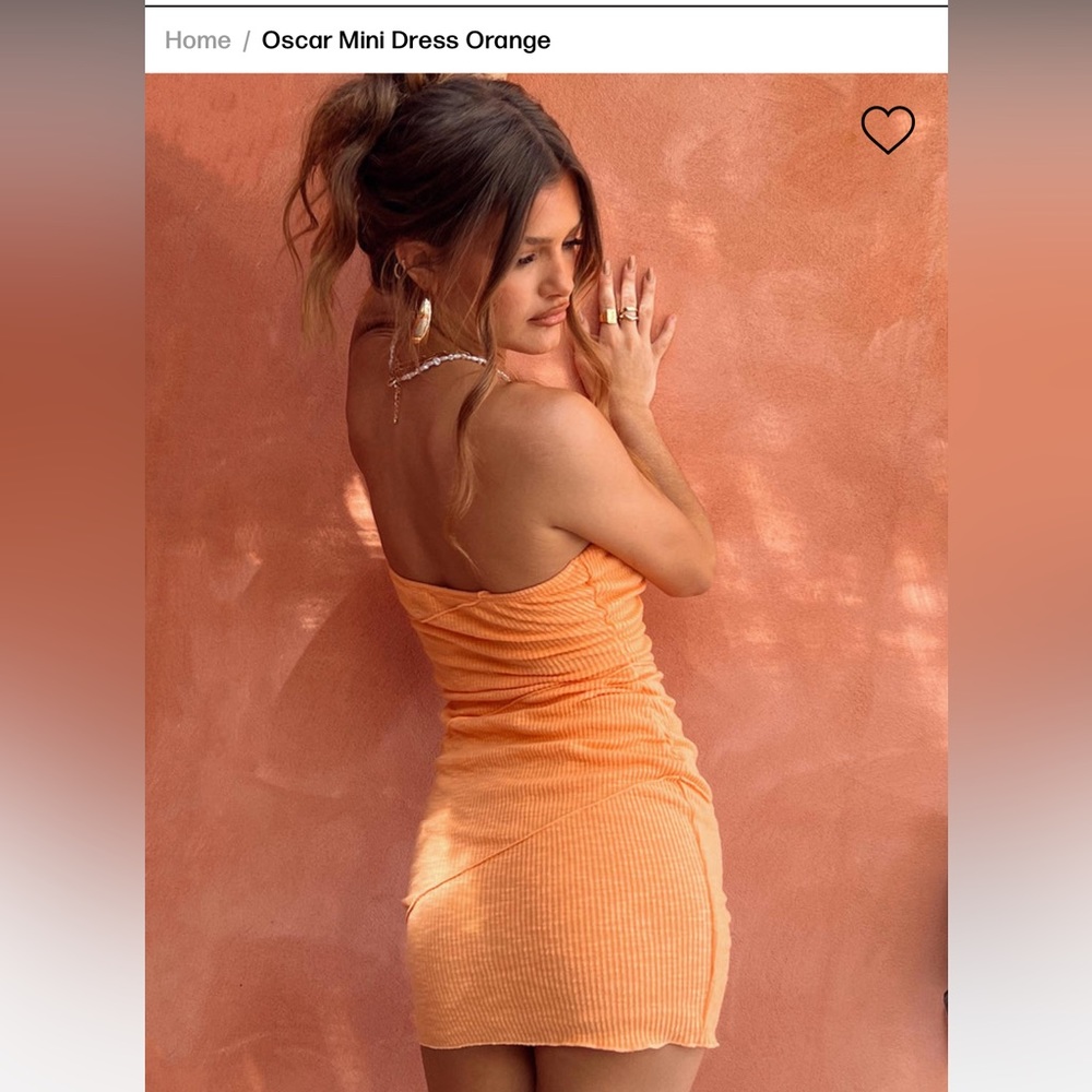 OSCAR MINI DRESS ORANGE